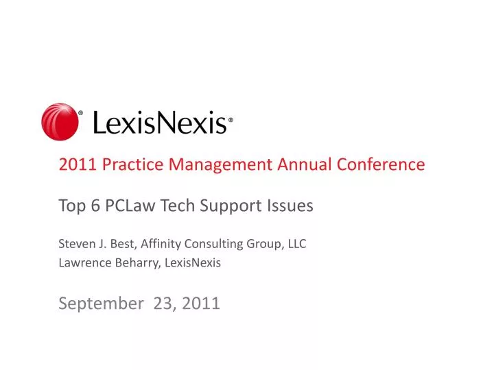 2011 practice management annual conference