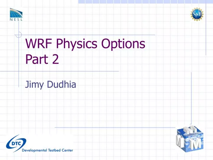 wrf physics options part 2