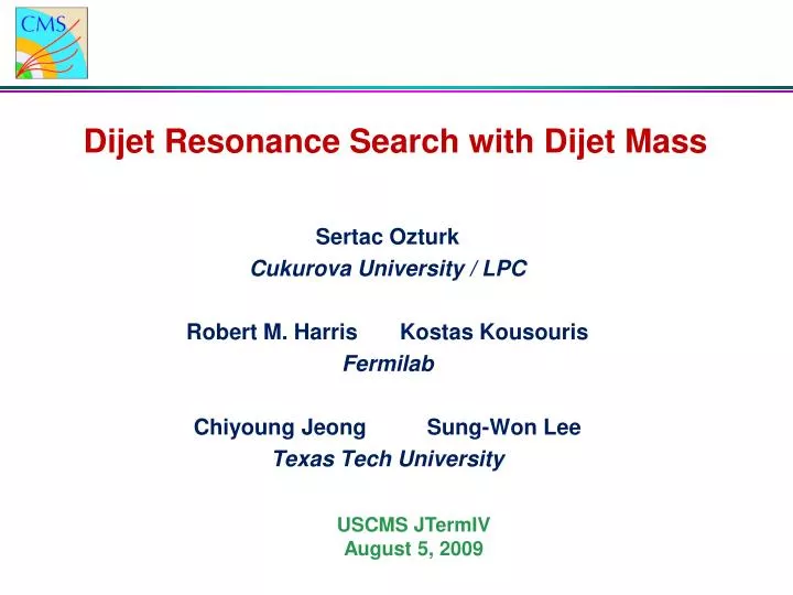 dijet resonance search with dijet mass
