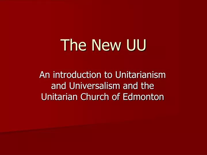 the new uu