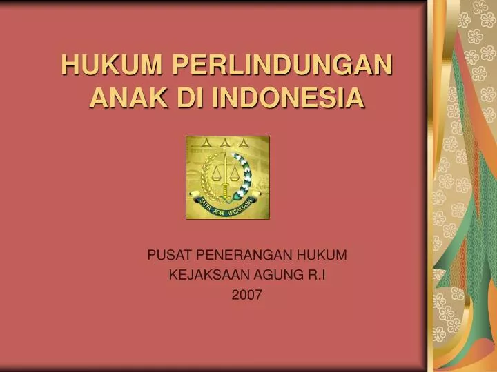 hukum perlindungan anak di indonesia