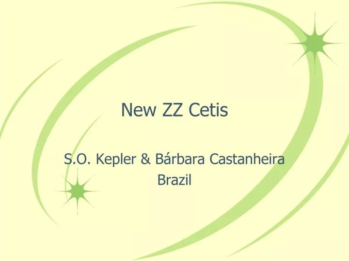 new zz cetis