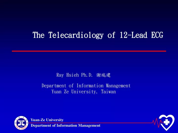 the telecardiology of 12 lead ecg