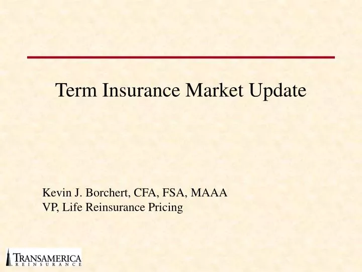 term insurance market update