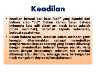 keadilan