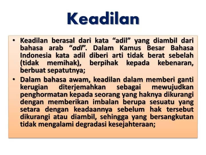 keadilan