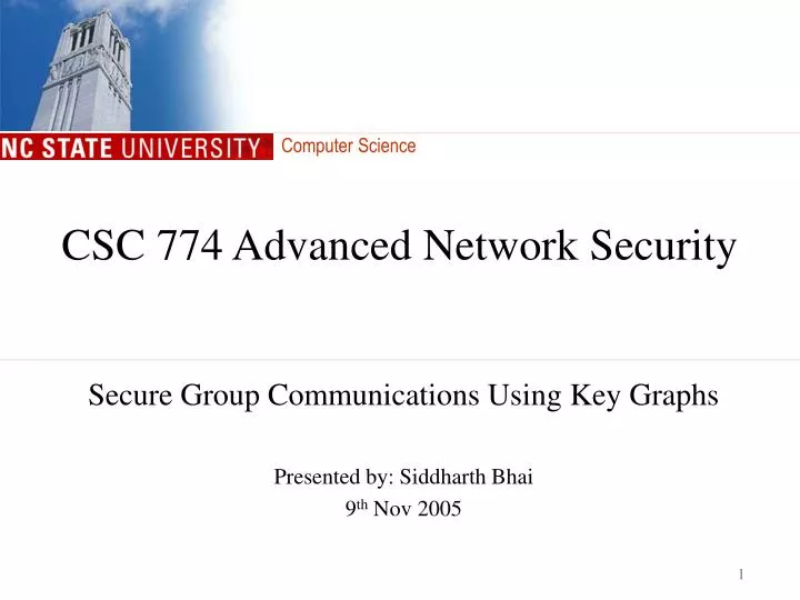 csc 774 advanced network security