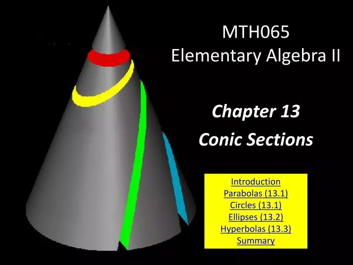 mth065 elementary algebra ii