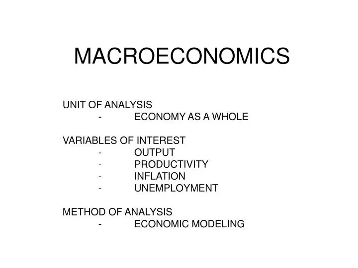 PPT - MACROECONOMICS PowerPoint Presentation, Free Download - ID:3216894