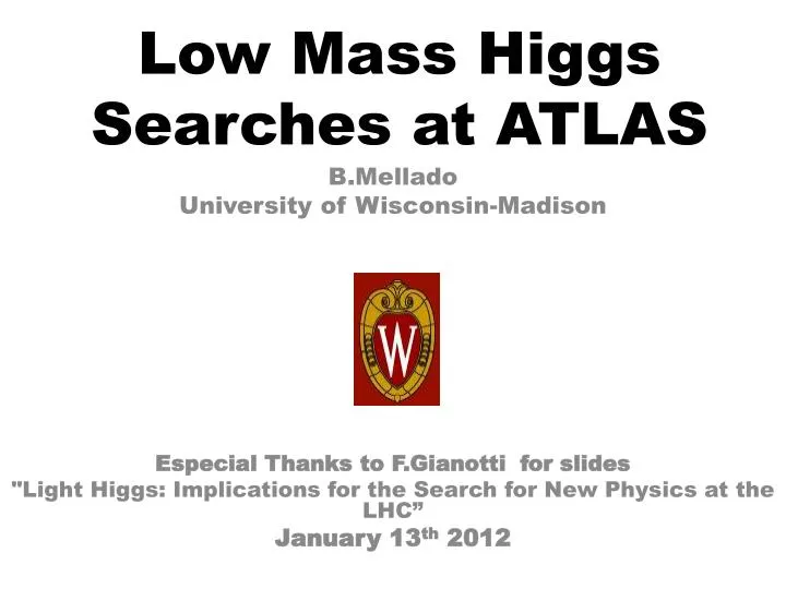 low mass higgs searches at atlas