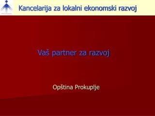 va partner za razvoj