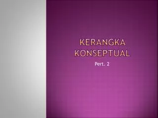 kerangka konseptual
