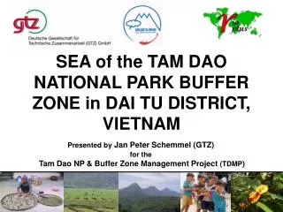 SEA of the TAM DAO NATIONAL PARK BUFFER ZONE in DAI TU DISTRICT, VIETNAM