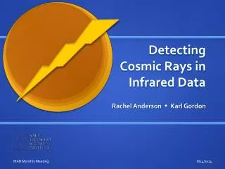 Detecting Cosmic Rays in Infrared Data