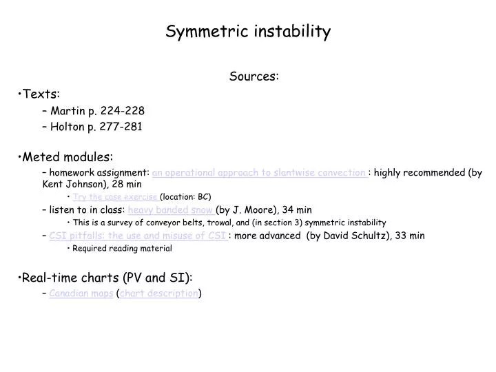 symmetric instability