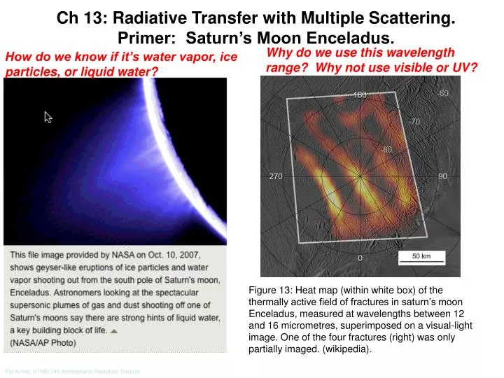 ch 13 radiative transfer with multiple scattering primer saturn s moon enceladus