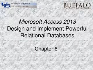 Microsoft Access 2013 Design and Implement Powerful Relational Databases