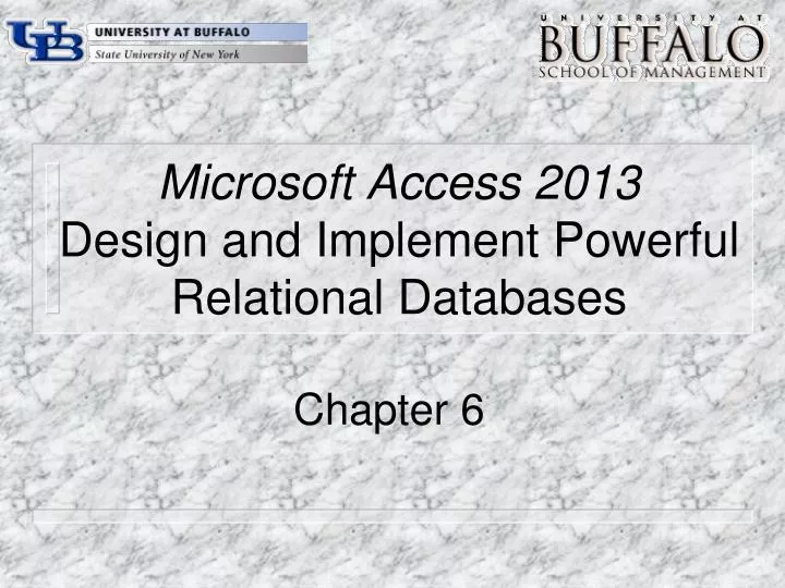 microsoft access 2013 design and implement powerful relational databases