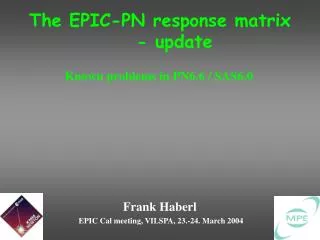 The EPIC-PN response matrix - update