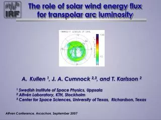 The role of solar wind energy flux for transpolar arc luminosity