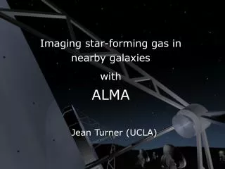 Imaging star-forming gas in nearby galaxies with ALMA