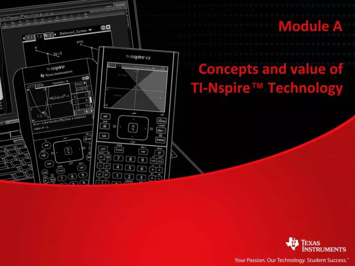 concepts and value of ti nspire technology