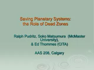 Saving Planetary Systems: the Role of Dead Zones