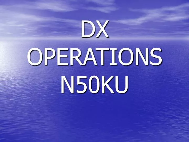 dx operations n50ku