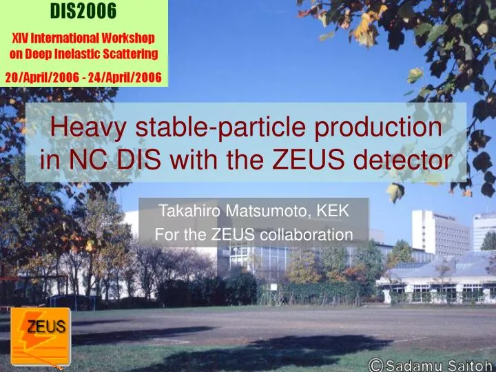 heavy stable particle production in nc dis with the zeus detector