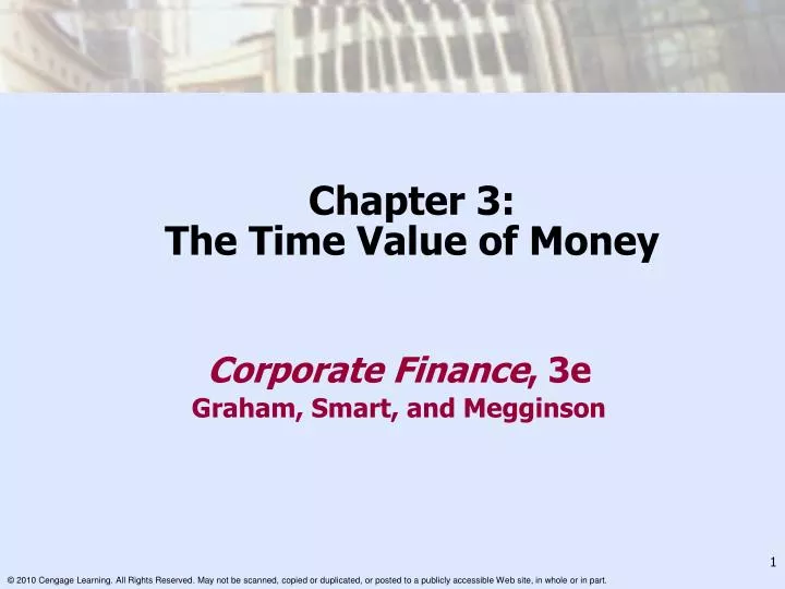 chapter 3 the time value of money