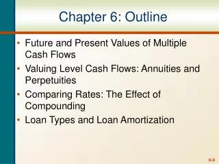 chapter 6 outline