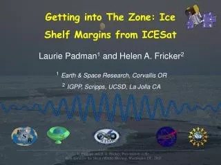 Getting into The Zone: Ice Shelf Margins from ICESat