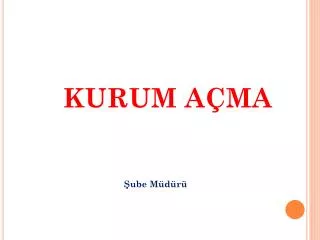kurum a ma