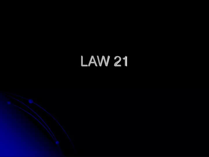 law 21