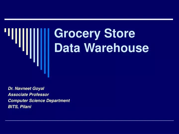 grocery store data warehouse