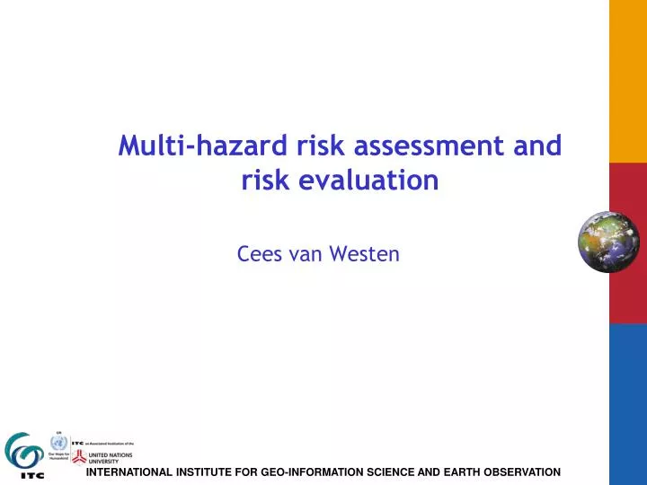 multi hazard risk assessment and risk evaluation