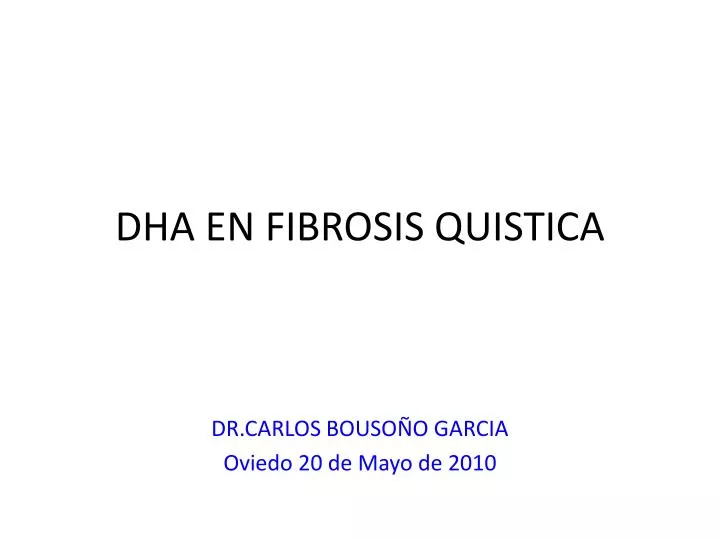 dha en fibrosis quistica