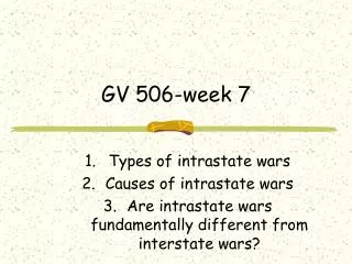 GV 506-week 7
