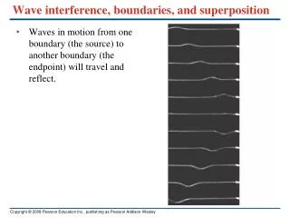 Wave interference, boundaries, and superposition