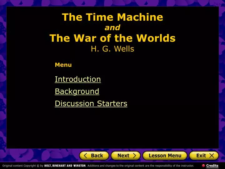 the time machine and the war of the worlds h g wells