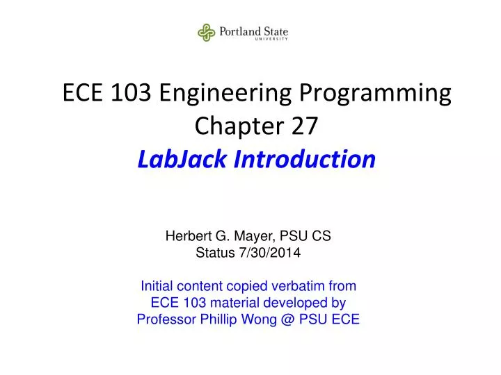 ece 103 engineering programming chapter 27 labjack introduction