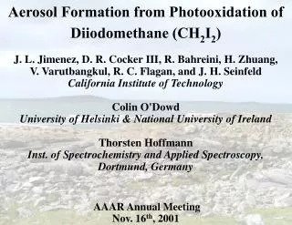 Coastal New Particle Formation