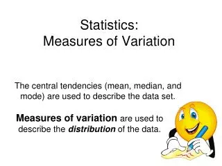 Statistics: Measures of Variation