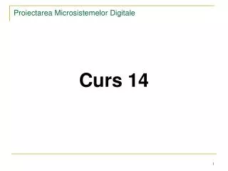 proiectarea microsistemelor digitale