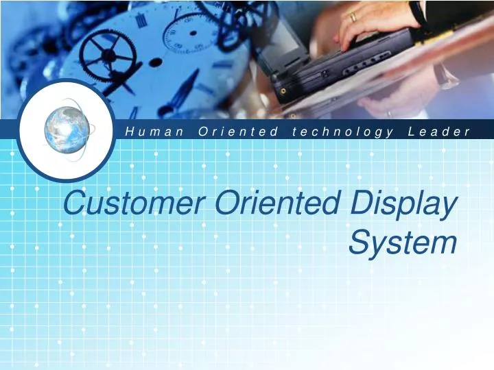customer oriented display system