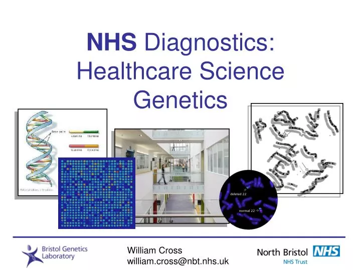 nhs diagnostics healthcare science genetics