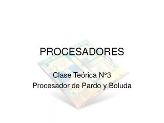 procesadores