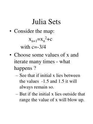 Julia Sets