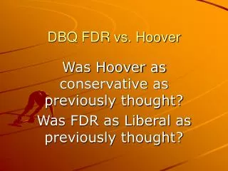 DBQ FDR vs. Hoover
