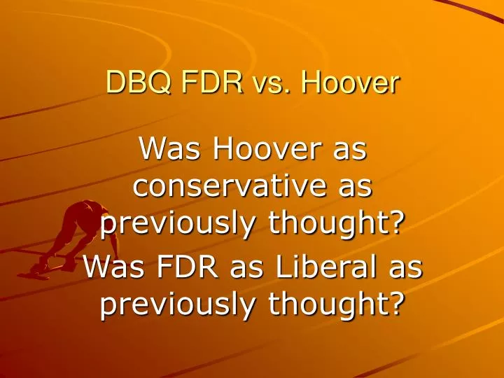 dbq fdr vs hoover
